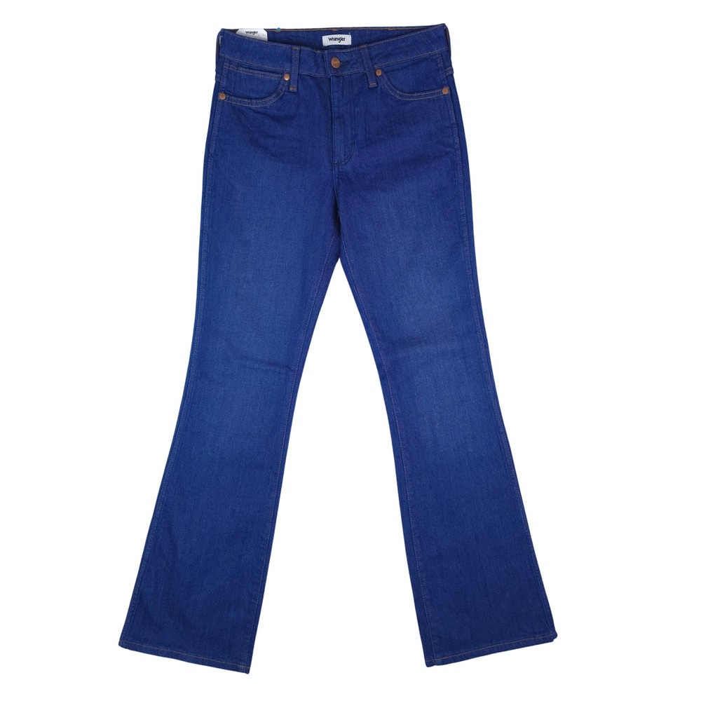 Wrangler Westward 626 Bootcut Jeans Womens 26x34 Blue High Rise Denim‎ Western
